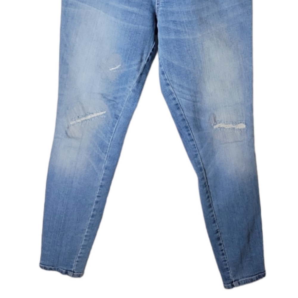 Liz Lange maternity distress skinny jeans jeggings size 4 - Picture 4 of 10